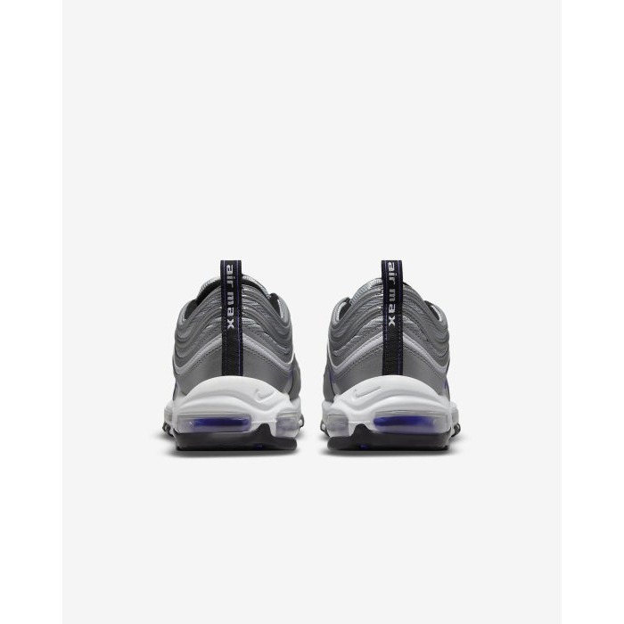 《Value》NIKE AIR MAX 97 銀紫 復古慢跑 子彈 流線 全氣墊 反光 男女鞋 DJ0717-001-細節圖6