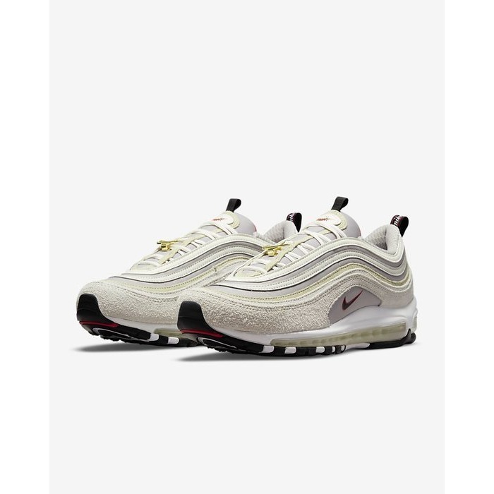 《Value》Nike Air Max 97 SE 手稿 奶茶 白灰 沙色 氣墊 慢跑鞋 情侶鞋 DB0246-001-細節圖2