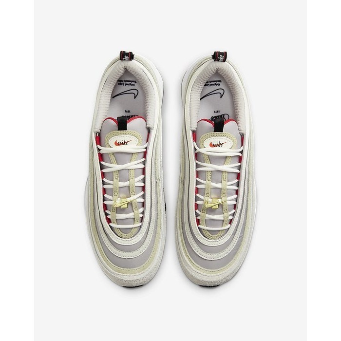 《Value》Nike Air Max 97 SE 手稿 奶茶 白灰 沙色 氣墊 慢跑鞋 情侶鞋 DB0246-001-細節圖3