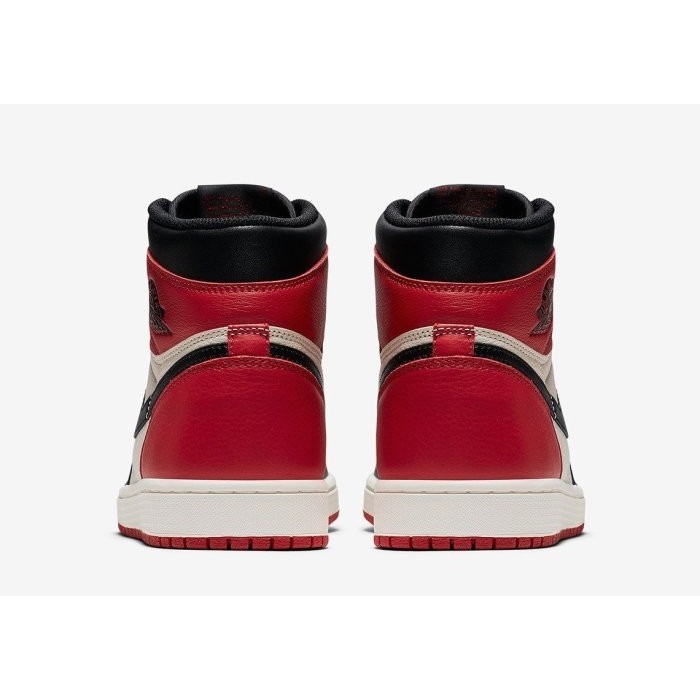 《Value》Air Jordan 1 Retro High Bred Toe 黑紅 黑腳趾 高筒 555088-610-細節圖5