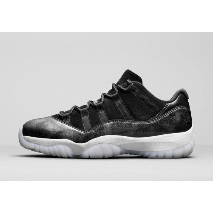 《Value》Air Jordan 11 Retro Low 黑白 伯爵 大魔王 鐵灰 籃球鞋 528895-010-細節圖2