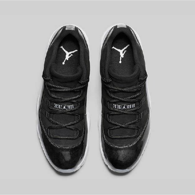 《Value》Air Jordan 11 Retro Low 黑白 伯爵 大魔王 鐵灰 籃球鞋 528895-010-細節圖3