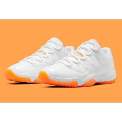 《Value》Air Jordan 11 Retro Low 白色 白橘 白橙 低筒 籃球鞋 男女 AH7860-139-細節圖3