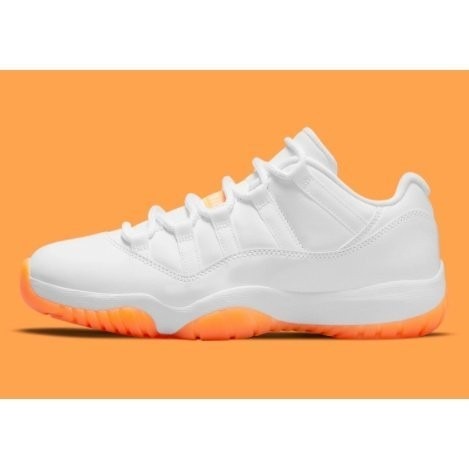 《Value》Air Jordan 11 Retro Low 白色 白橘 白橙 低筒 籃球鞋 男女 AH7860-139-細節圖4