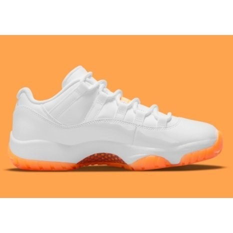 《Value》Air Jordan 11 Retro Low 白色 白橘 白橙 低筒 籃球鞋 男女 AH7860-139-細節圖5