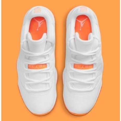 《Value》Air Jordan 11 Retro Low 白色 白橘 白橙 低筒 籃球鞋 男女 AH7860-139-細節圖6
