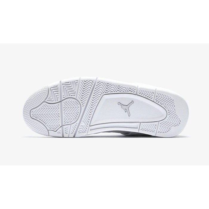 《Value》Air Jordan 4 Pure Money AJ4 純白 白色 百搭 銀扣 308497-100-細節圖5