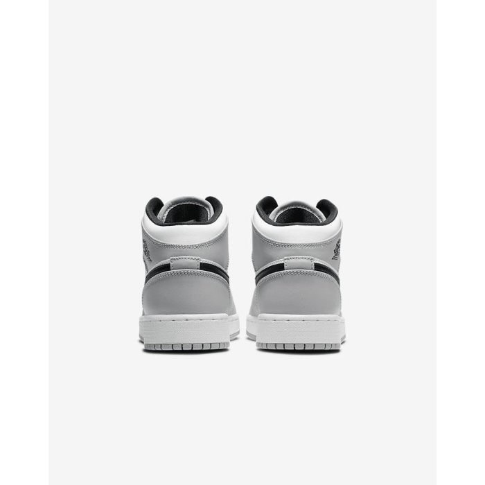 《Value》Air Jordan 1 Mid Light Smoke Grey 灰色 灰黑 灰白 554725-092-細節圖3