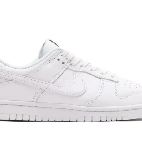 《Value》Nike Dunk Low Triple White 白 全白 小白鞋 皮革 滑板鞋 DD1503-109-細節圖3