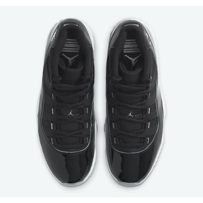 《Value》Air Jordan 11 Jubilee 黑白 大魔王 25週年 高筒 籃球鞋 CT8012-011-細節圖4