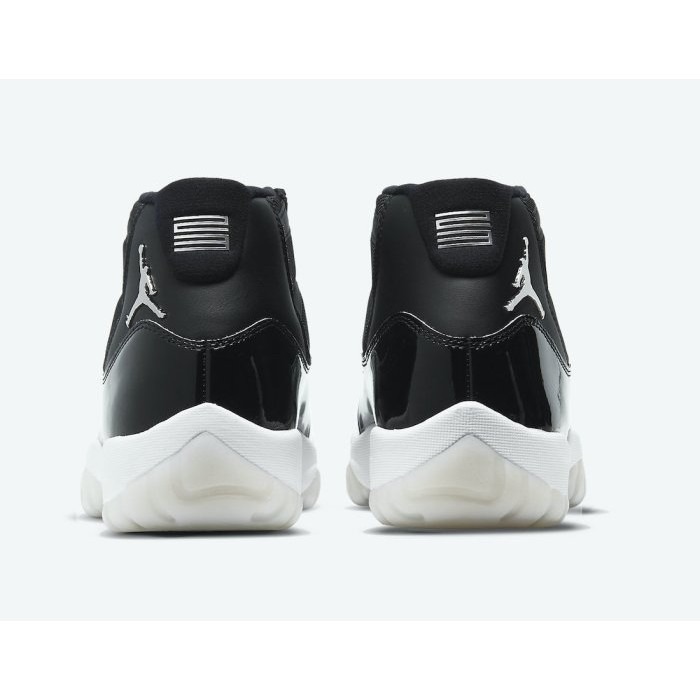 《Value》Air Jordan 11 Jubilee 黑白 大魔王 25週年 高筒 籃球鞋 CT8012-011-細節圖5