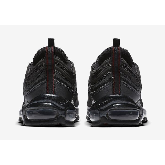 《Value》NIKE AIR MAX 97 全黑 灰黑 子彈 碳黑 黑勾 3M 反光 氣墊 慢跑 921826-005-細節圖3
