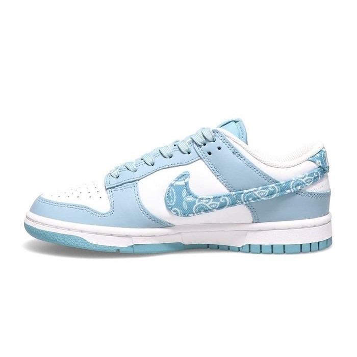 《Value》Nike Dunk Low Blue Paisley 水藍 腰果花 變形蟲 滑板鞋 DH4401-101-細節圖2