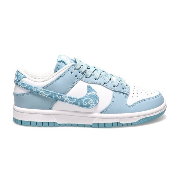 《Value》Nike Dunk Low Blue Paisley 水藍 腰果花 變形蟲 滑板鞋 DH4401-101-細節圖3