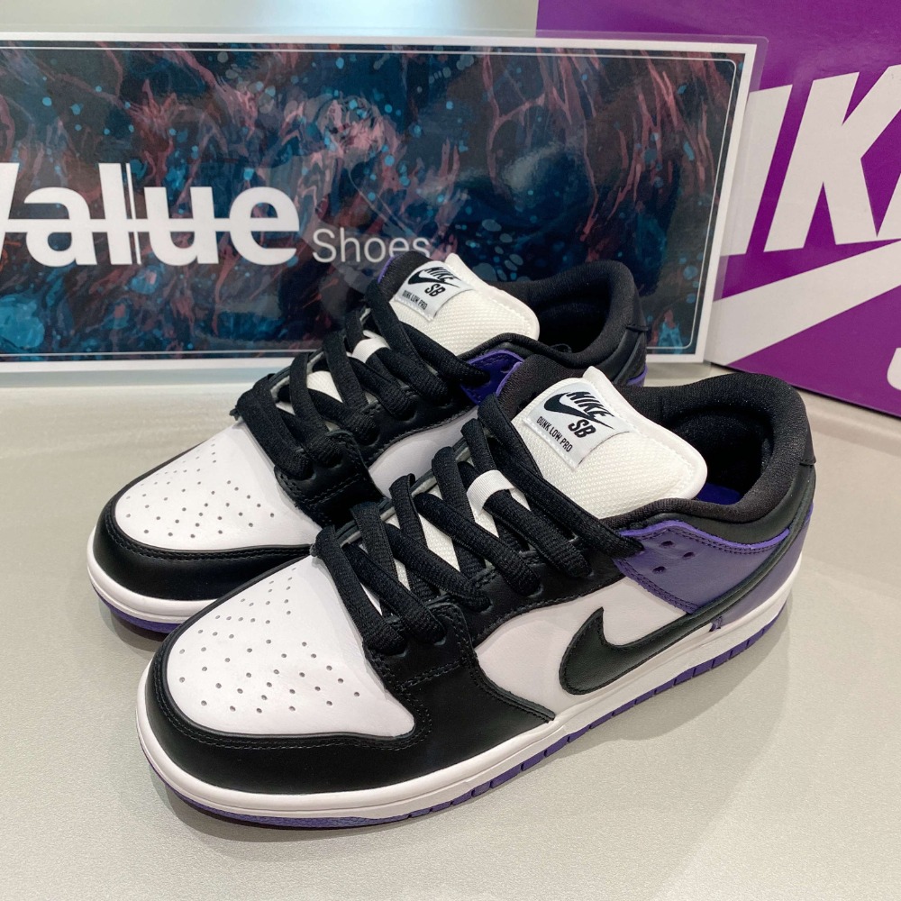 Value》Nike SB Dunk Low ＂Court Purple＂ 黑紫黑腳趾男女鞋BQ6817