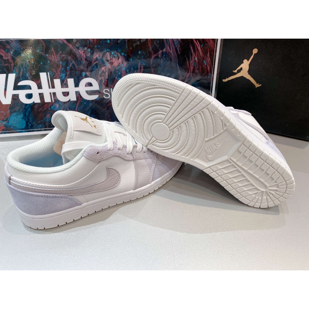 Value》Air Jordan 1 Low “Paris” 巴黎雲白白灰粉藍AJ 低筒CV3043-100