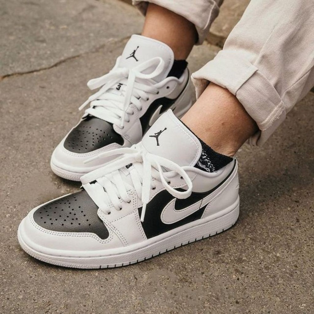 Value》Nike Air Jordan 1 Low 白色白黑陰陽熊貓喬丹低筒男女DC0774