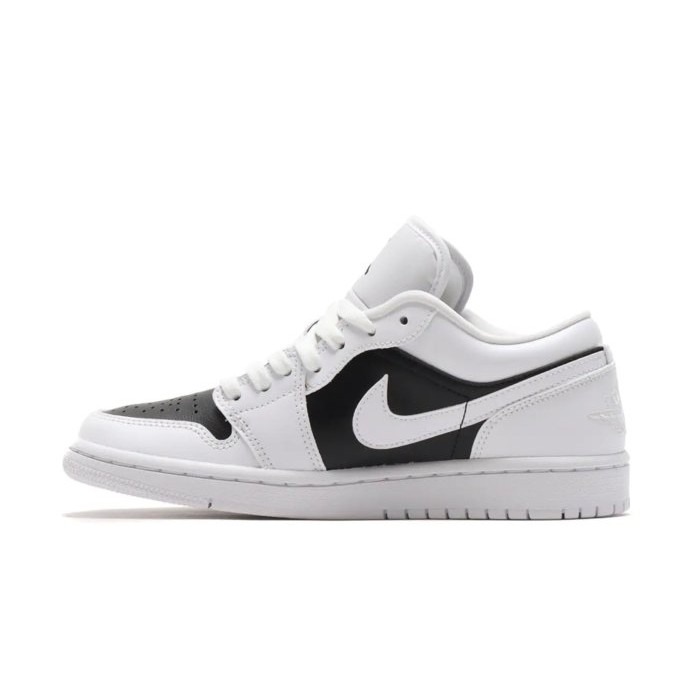 《Value》Nike Air Jordan 1 Low 白色 白黑 陰陽 熊貓 喬丹 低筒 男女 DC0774-100-細節圖4