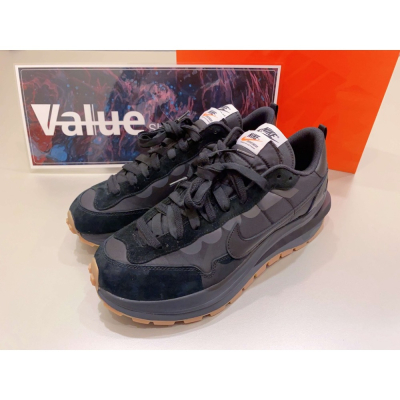 《Value》Sacai X Nike Vaporwaffle 黑色 全黑 膠底 解構 休閒鞋 DD1875-001