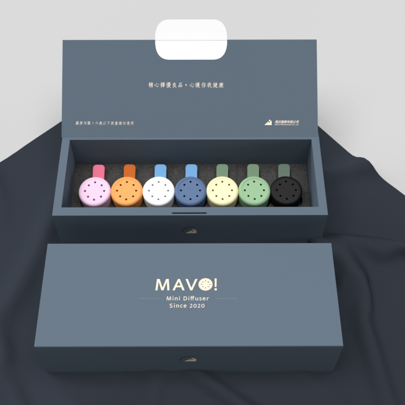 ［台灣製造］Mavo! 迷你擴香盒 隨身芳香 消毒 容器 造型吊飾 防疫夾 空氣消毒 專利設計 二氧化氯 緩釋錠-細節圖4