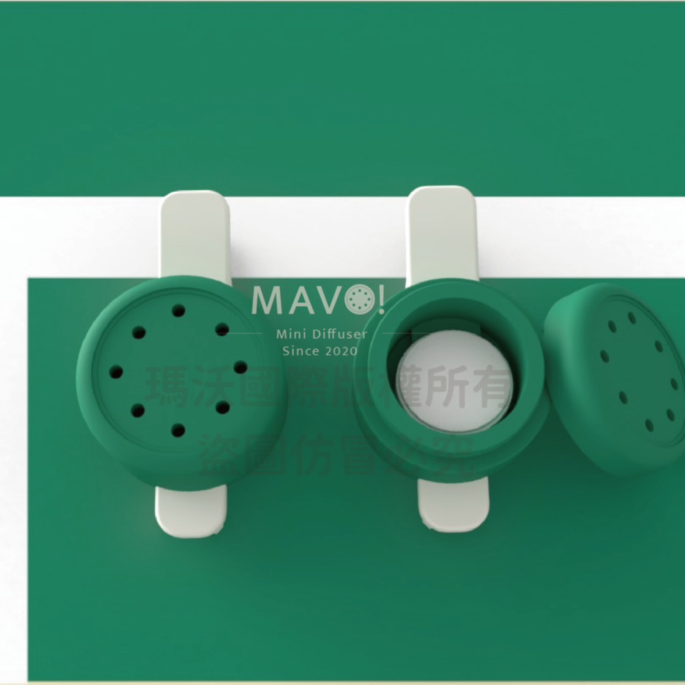 ［台灣製造］Mavo! 迷你擴香盒 隨身芳香 消毒 容器 造型吊飾 防疫夾 空氣消毒 專利設計 二氧化氯 緩釋錠-細節圖11