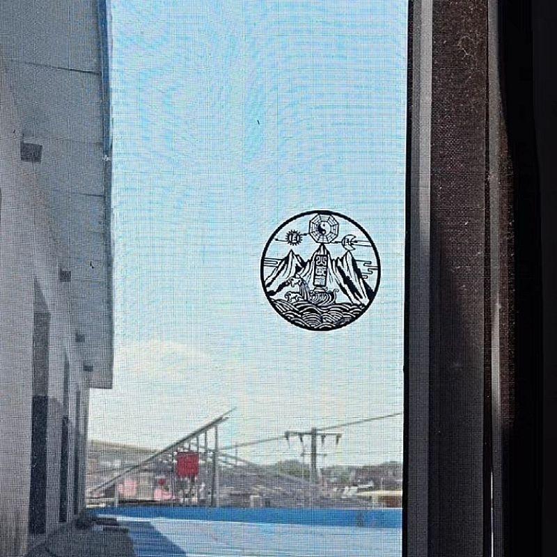 『富貴坊』【開光】山海鎮金屬貼，山海鎮，八卦鏡，八卦太極，鎮宅，辟邪，招財-細節圖7