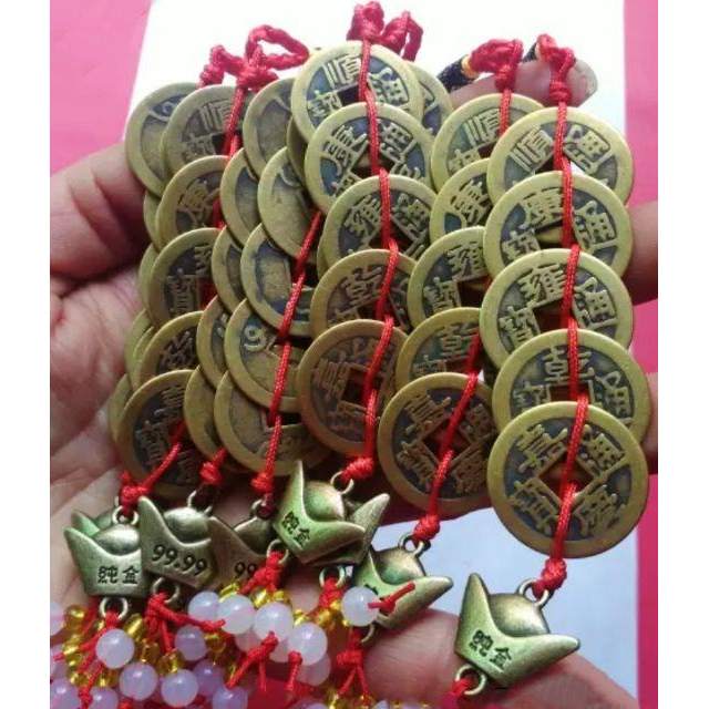 **『運福閣』【開光】元寶五帝錢，一串五帝錢，招財，辟邪，開運，鎮宅-細節圖3
