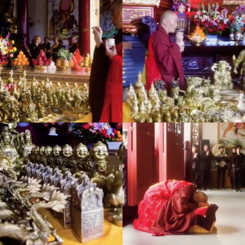 **『運福閣』【開光】大悲咒桃木手串，佛教經文手環，佛經手鏈，開運手鍊，念珠-細節圖6