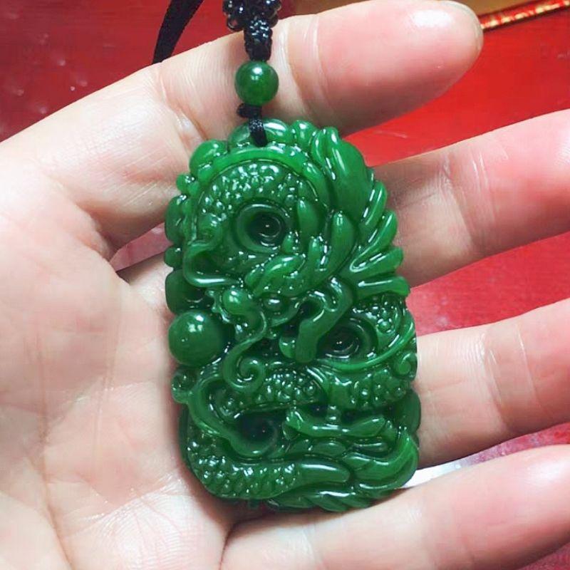 **『富貴坊』【開光】和田玉祥龍吐珠吊墜，風水龍，升官發財，辟邪擋煞，祥龍翡翠，開運玉佩-細節圖5