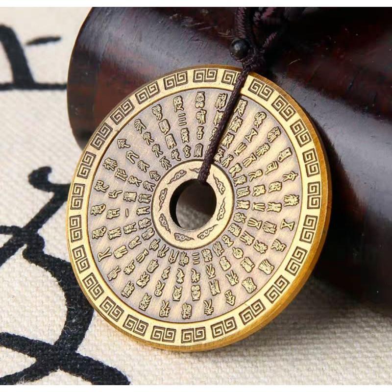**『運福閣』【開光】純銅雙面七星陣金光神咒項鏈，七星陣，金光神咒，護身符，消災咒，行車平安，化太歲-細節圖3