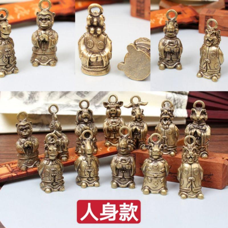 **『運福閣』【開光】(全套組)純銅12生肖風水陣，十二生肖天干地支，生肖獸首，太極八卦陣-細節圖3