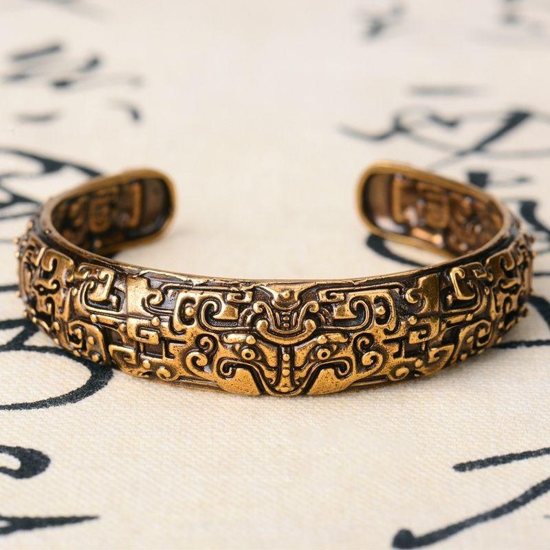 **『運福閣』【開光】饕餮招財辟邪手環，護身手環，招財手鐲，驅魔擋煞法器，護身符-細節圖3