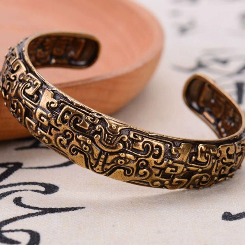 **『運福閣』【開光】饕餮招財辟邪手環，護身手環，招財手鐲，驅魔擋煞法器，護身符-細節圖5