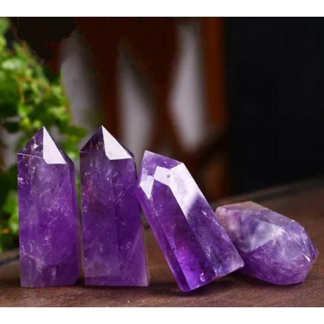 『運福閣』【開光淨化】紫水晶柱，天然單尖高級紫水晶柱送底座，紫水晶，水晶，水晶柱，辟邪化煞，提升正能量-細節圖5