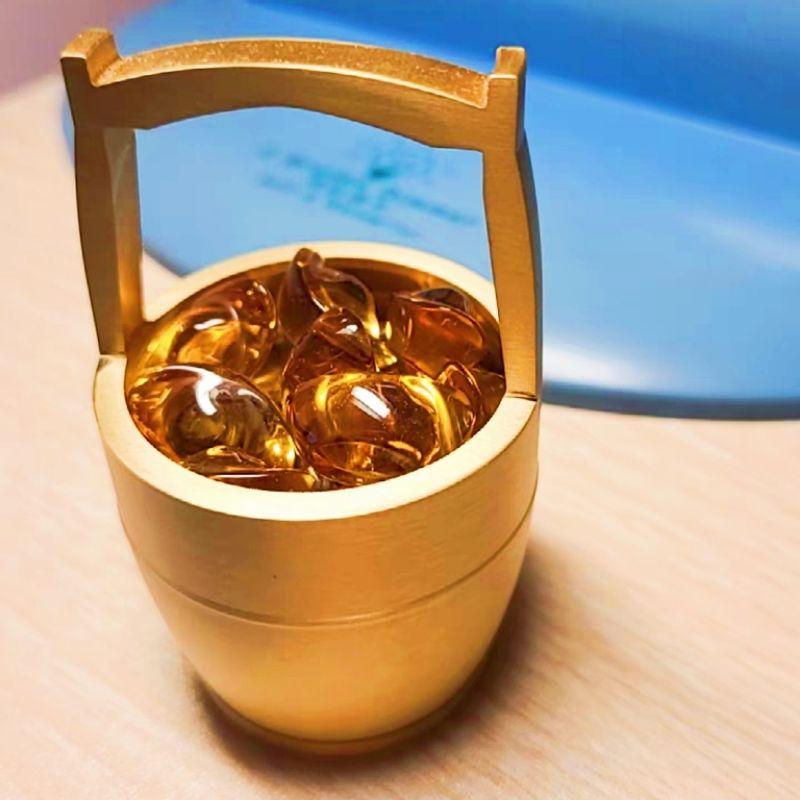 『富貴坊』【開光】純銅一桶金，一桶黃金，聚寶盆，招財進寶，金元寶，旺財發財-細節圖5