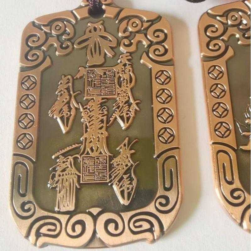 **『富貴坊』【開光】雙面天師五雷令牌，五雷號令，護身符，五路財神，勒煞鬼符，辟邪化煞，防小人，保平安，驅魔-細節圖3