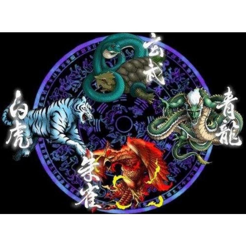 **『富貴坊』【開光】天機四神獸金屬貼，四神獸，四靈獸，四聖獸，青龍，白虎，玄武，朱雀，接地氣-細節圖6