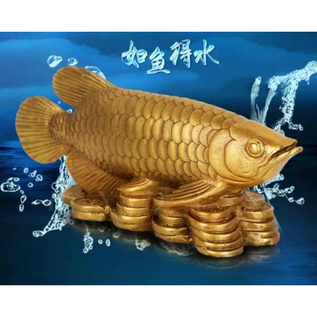 運福閣』【開光】純銅招財金龍魚，銅龍魚，招財魚，開運轉運，生意興隆 