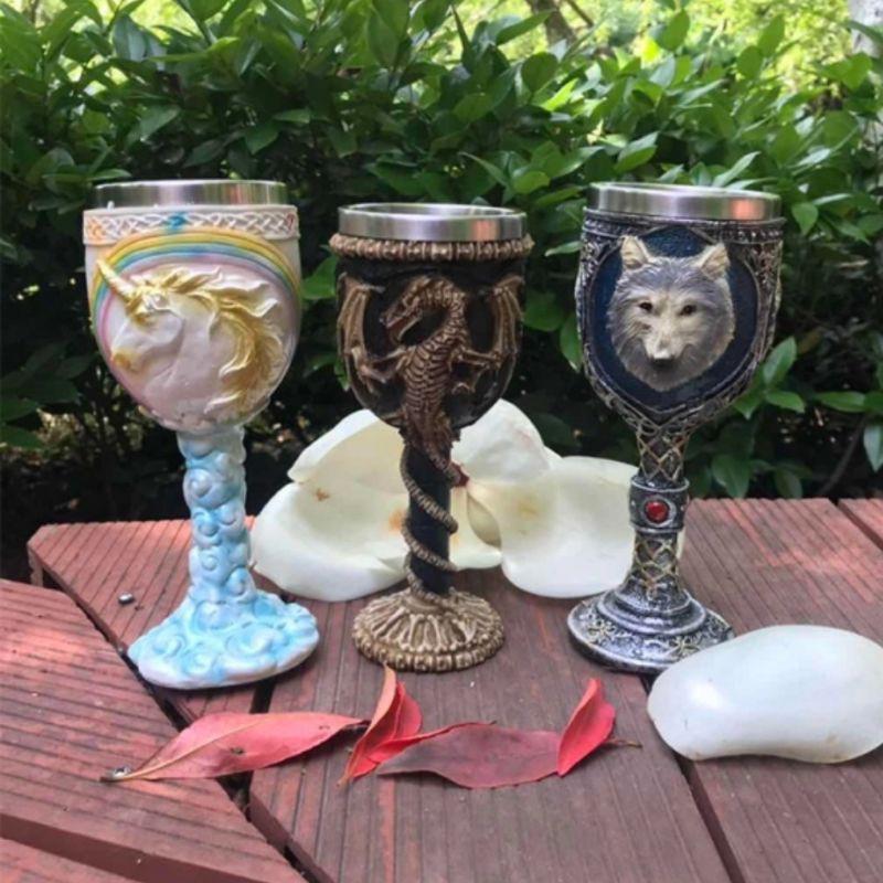 魔法儀式聖杯，祭祀杯子，水元素，女巫魔法用品，驅逐負能量用品，驅魔儀式用供杯-細節圖5