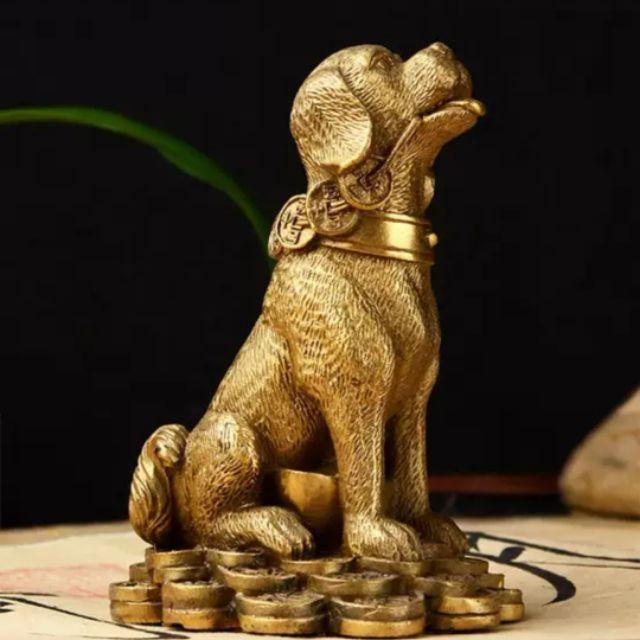 『運福閣』【開光】純銅招財狗，金錢狗，銅風水狗，狗踩銅錢，狗來富，守財驅邪，招人緣，守護主-細節圖5