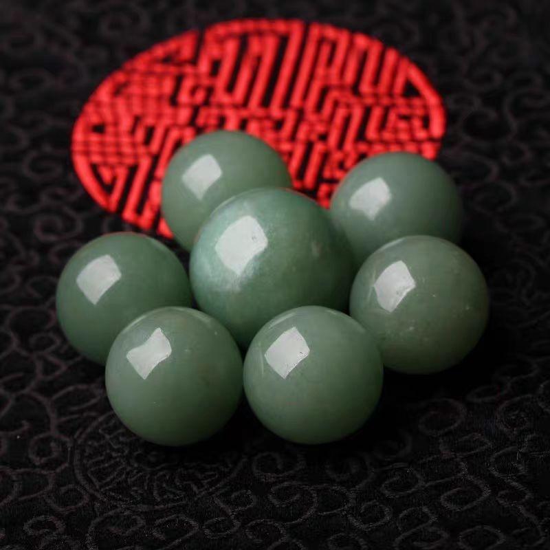 『富貴坊』【開光淨化】天然東陵玉七星陣(送底座)，東陵玉，七星陣，水晶，學生考試，升遷面試，綠幽靈，升官發財-細節圖4