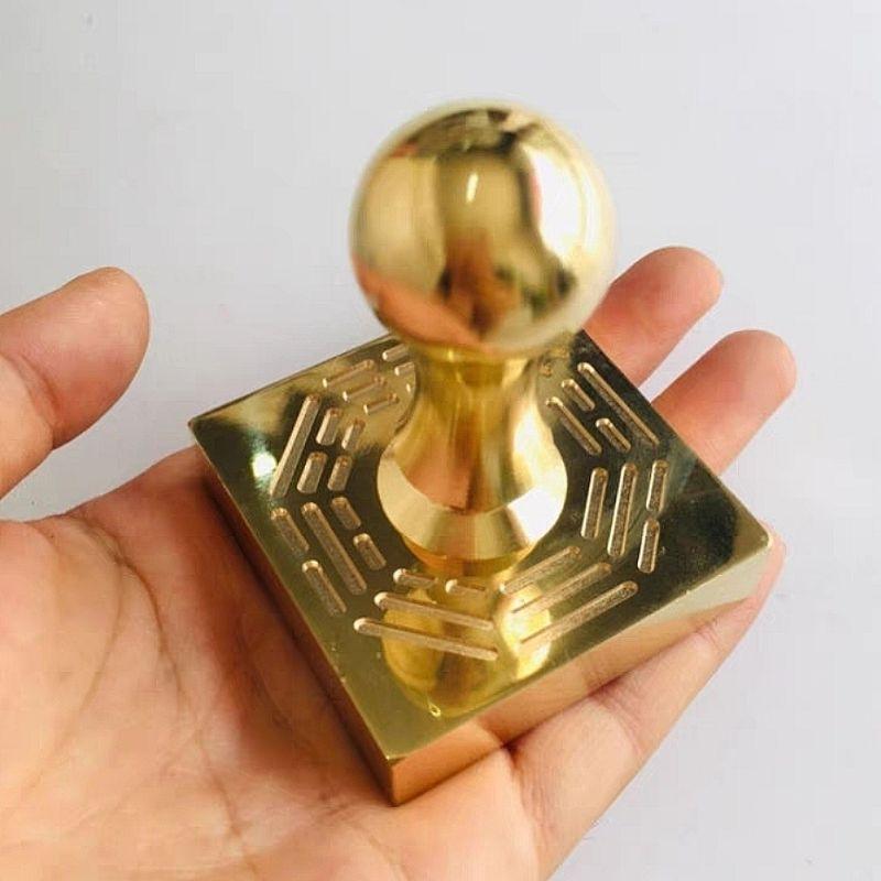 『富貴坊』【開光】純銅九天玄女用印，道教九天娘娘印章，九天玄女，求子孕育，事業運，護身平安，辟邪擋煞，女神法印-細節圖3