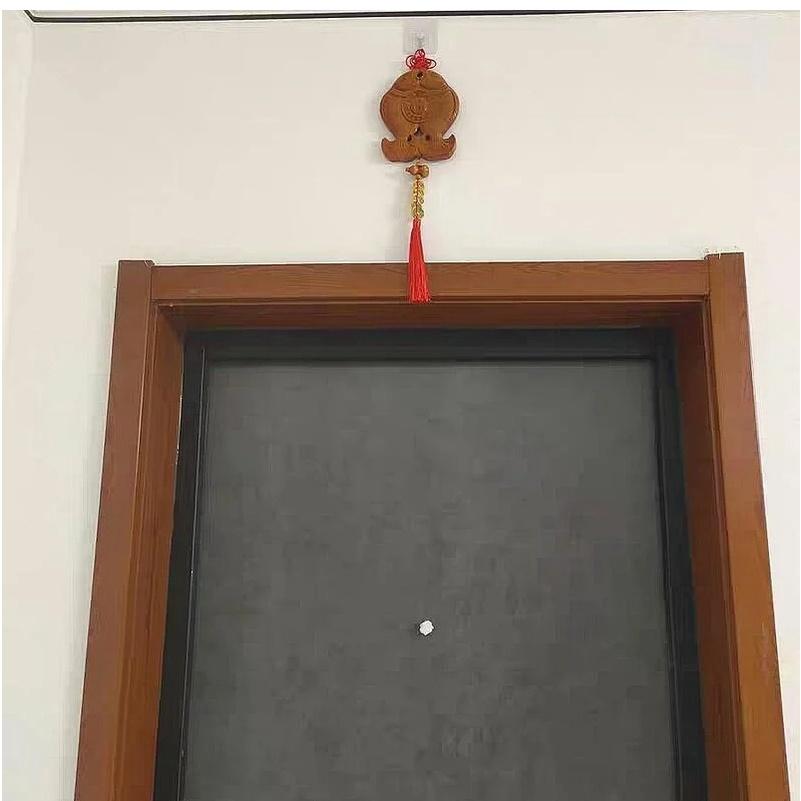 『富貴坊』【開光】桃木八卦富貴雙魚葫蘆五帝錢，葫蘆，五帝錢，富貴魚，門對門，窗對窗，穿堂煞，太極八卦，化煞，辟邪K01-細節圖6