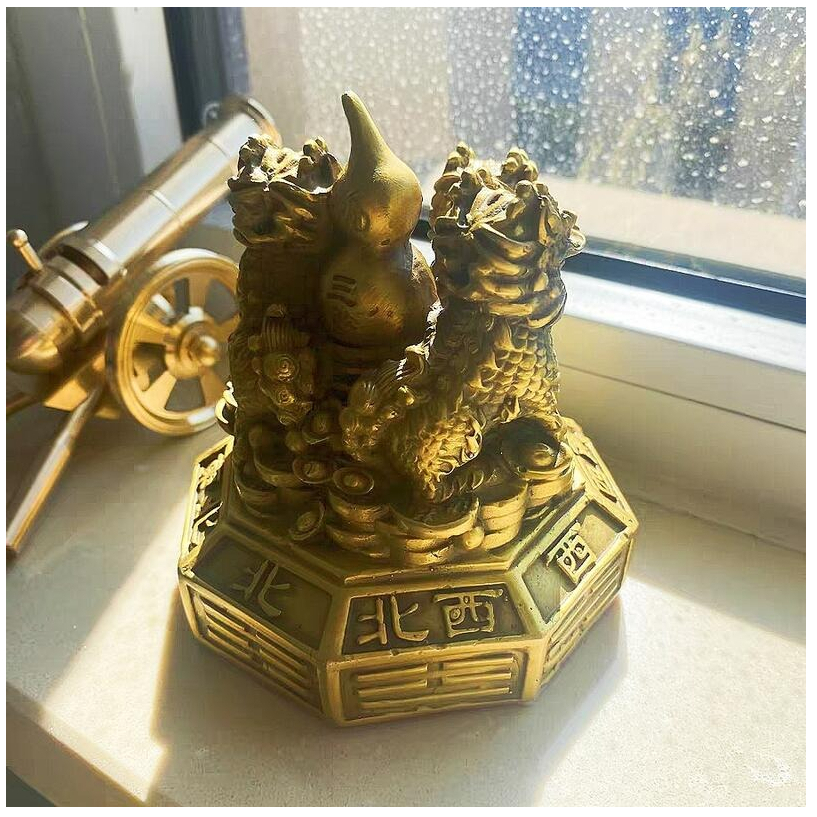 富貴坊』【開光】純銅八卦麒麟陣，麒麟，風水麒麟，招財麒麟，八卦葫蘆