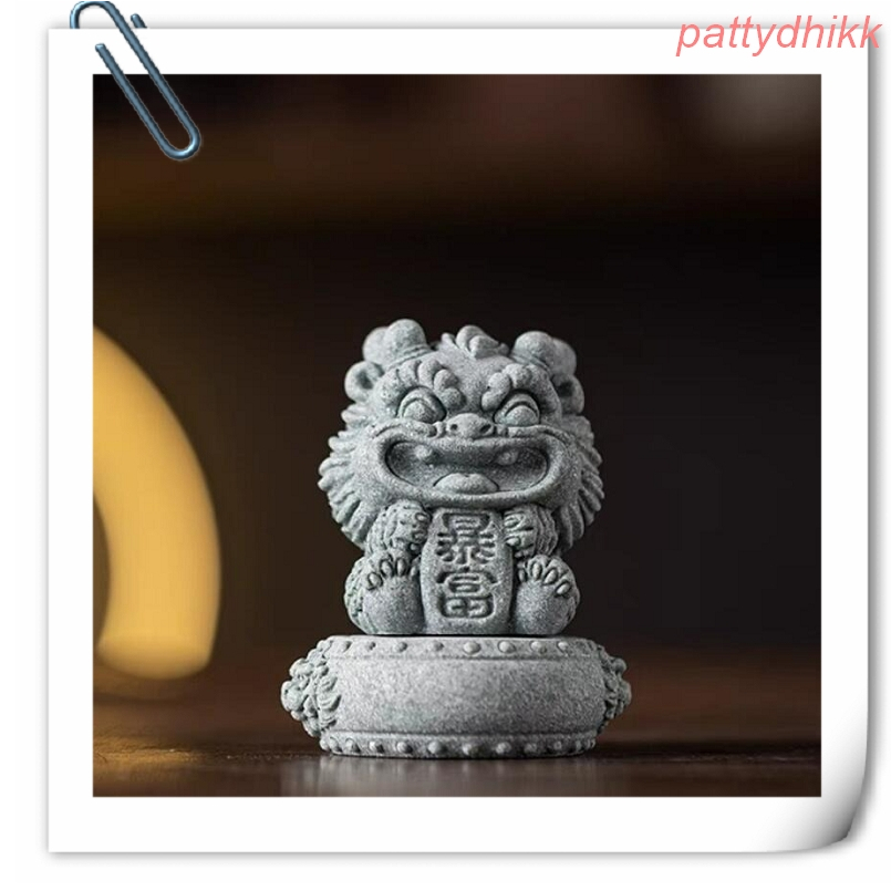 『富貴坊』【開光】開運暴富石獅子(送底座)，石獅子，石敢當，獅子，事業靠山，守護神，招財，辟邪，擋煞，鎮宅L05L05-細節圖3