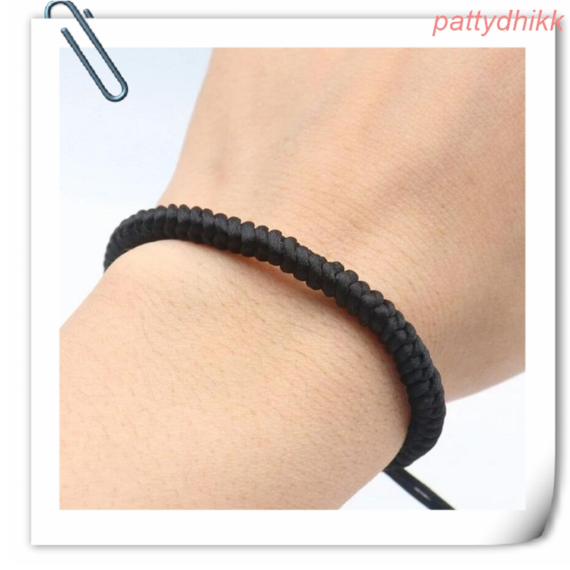 『富貴坊』【開光】金剛結黑繩手鏈，黑色手繩，辟邪化煞，改變運勢，消災免難，遠離疾病，驅逐惡魔，逢凶化吉，H13H13-細節圖2