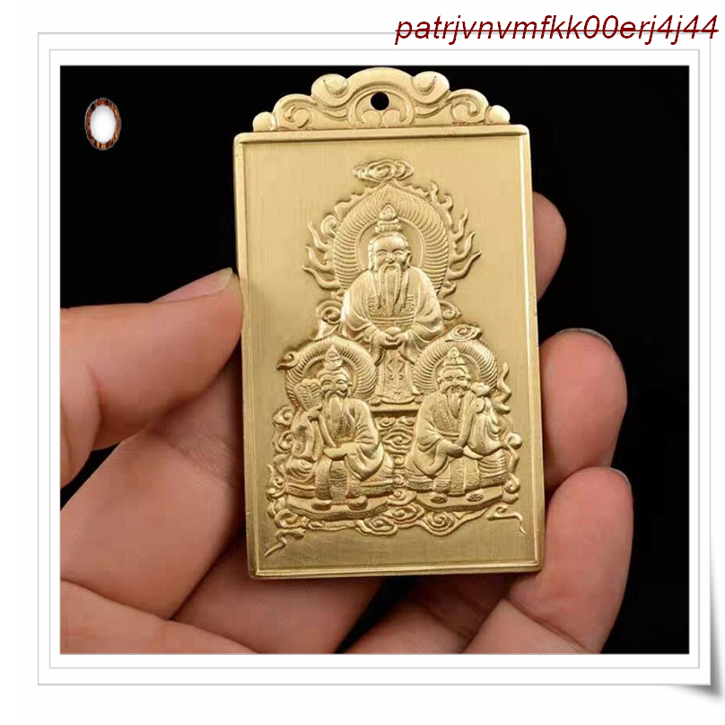 『富貴坊』【開光】純銅三清道祖掛牌，道教元始祖師，玉清元始天尊，開運轉運，改善倒楣運勢，扭轉乾坤，三清教主L07L07-細節圖4