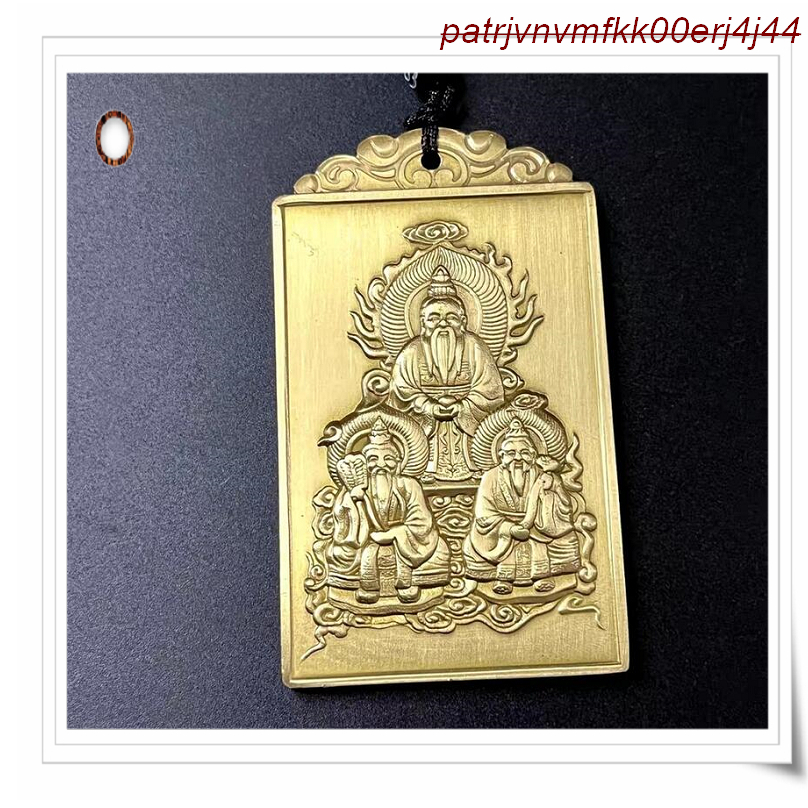 『富貴坊』【開光】純銅三清道祖掛牌，道教元始祖師，玉清元始天尊，開運轉運，改善倒楣運勢，扭轉乾坤，三清教主L07L07-細節圖6