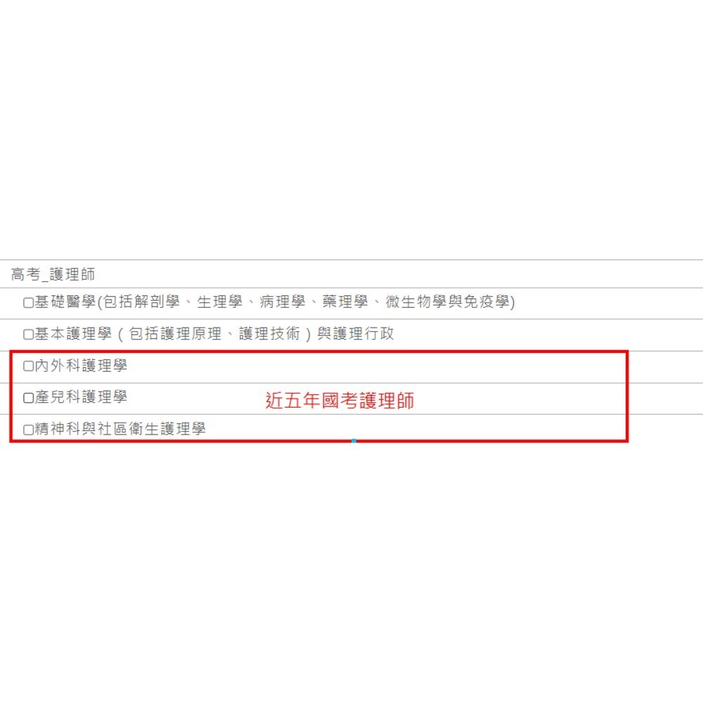 校護【學校護理人員】歷屆試題/考古題【新北/桃園/台中/高雄】-規格圖7