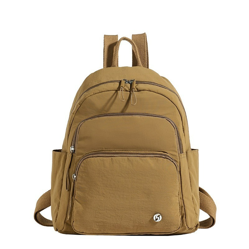 【AngelNaNa】後背包-日系簡約多隔層防潑水輕量尼龍女雙肩包(SBA0430)-規格圖5